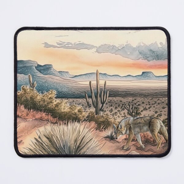 Item preview, Southwest Desert Landscape Painting designed and sold by HappyLifeCreate.