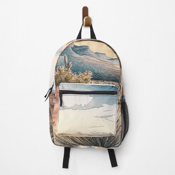 Item preview, Southwest Desert Landscape Painting designed and sold by HappyLifeCreate.