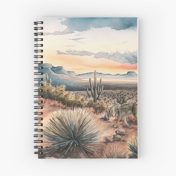 Item preview, Southwest Desert Landscape Painting designed and sold by HappyLifeCreate.