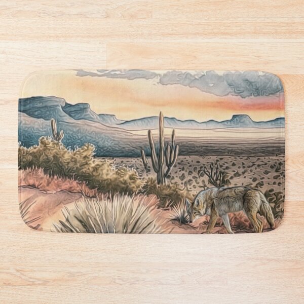 Item preview, Southwest Desert Landscape Painting designed and sold by HappyLifeCreate.