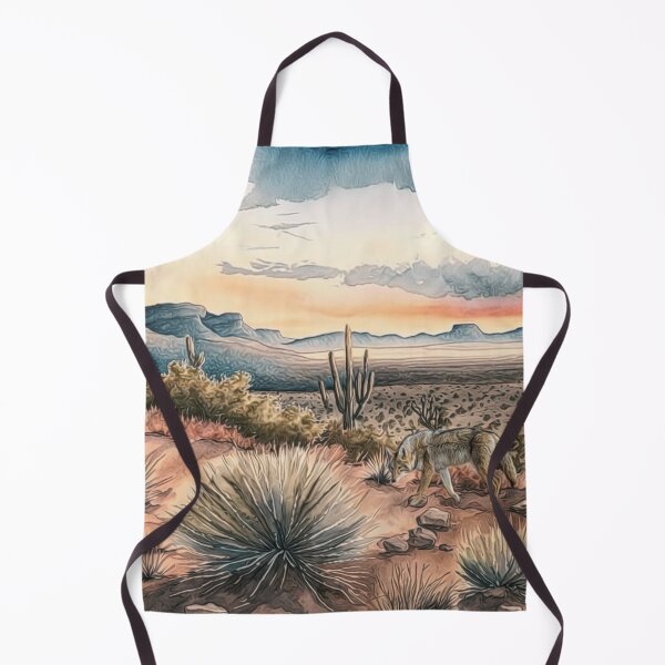 Item preview, Southwest Desert Landscape Painting designed and sold by HappyLifeCreate.