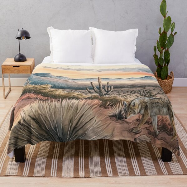 Item preview, Southwest Desert Landscape Painting designed and sold by HappyLifeCreate.