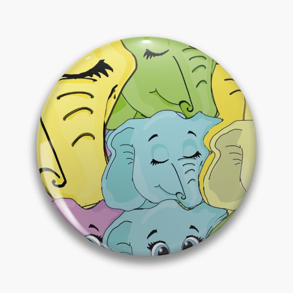 Item preview, Colorful Tessellation Elephants designed and sold by soryilustracion.