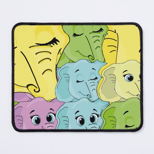 Item preview, Colorful Tessellation Elephants designed and sold by soryilustracion.