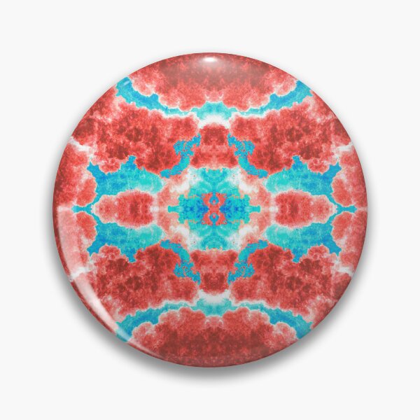 Item preview, Kaleidoscopic Cloudy Marble Seamless Pattern Coral and Blue designed and sold by Reconocer.