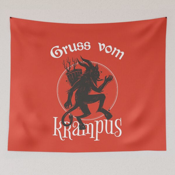 Item preview,  Gruss vom Krampus -  Krampus Vintage Red designed and sold by Georgy09.