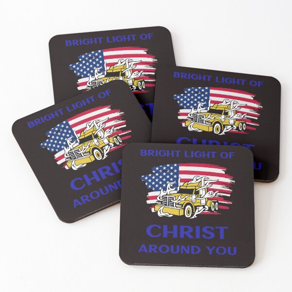 Item preview, American Trucker, Bright Light of Christ around you GB designed and sold by TeamsterLife.