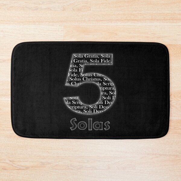 Item preview, Five Solas Big 5 White Ink designed and sold by KCTraders.