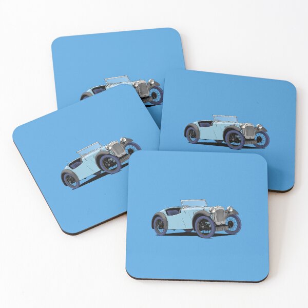 Item preview, Light blue Austin 7 designed and sold by Webazoot Industries - Car Art.