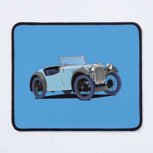 Item preview, Light blue Austin 7 designed and sold by Webazoot Industries - Car Art.
