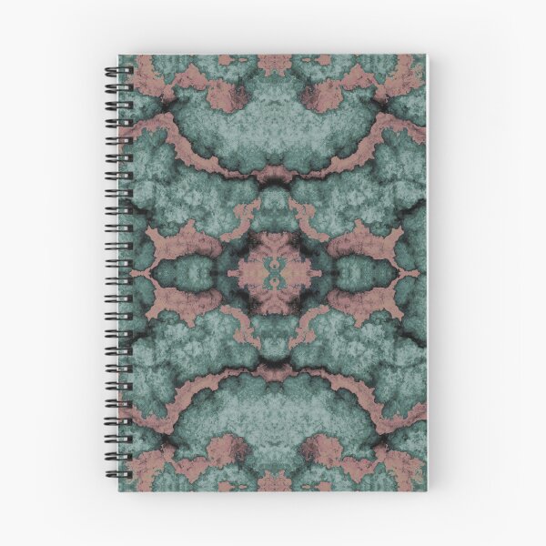 Item preview, Kaleidoscopic Cloudy Marble Seamless Pattern Greyish Pink and Teal designed and sold by Reconocer.