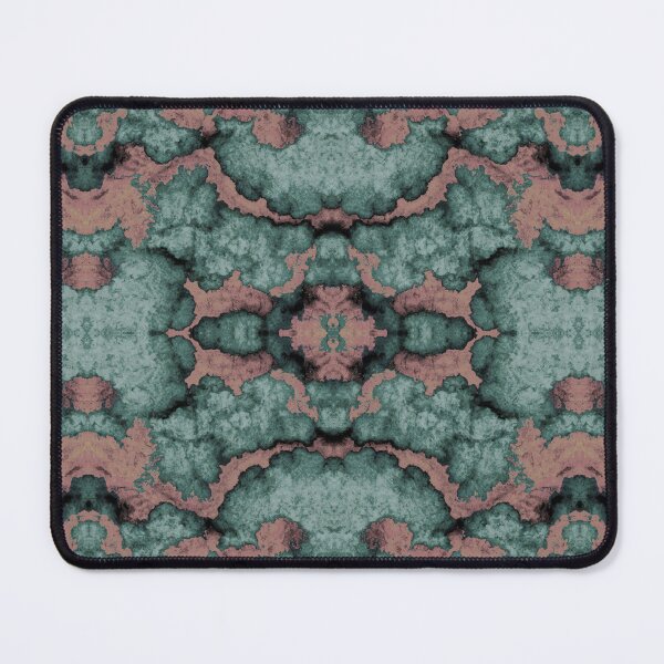Item preview, Kaleidoscopic Cloudy Marble Seamless Pattern Greyish Pink and Teal designed and sold by Reconocer.