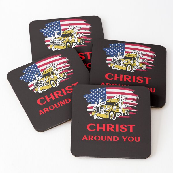 Item preview, American Trucker, Bright Light of Christ around you GR designed and sold by TeamsterLife.