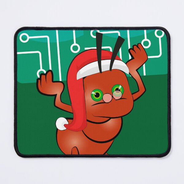 Item preview, Ant with Santa hat and microchip designed and sold by WorkerAnts.