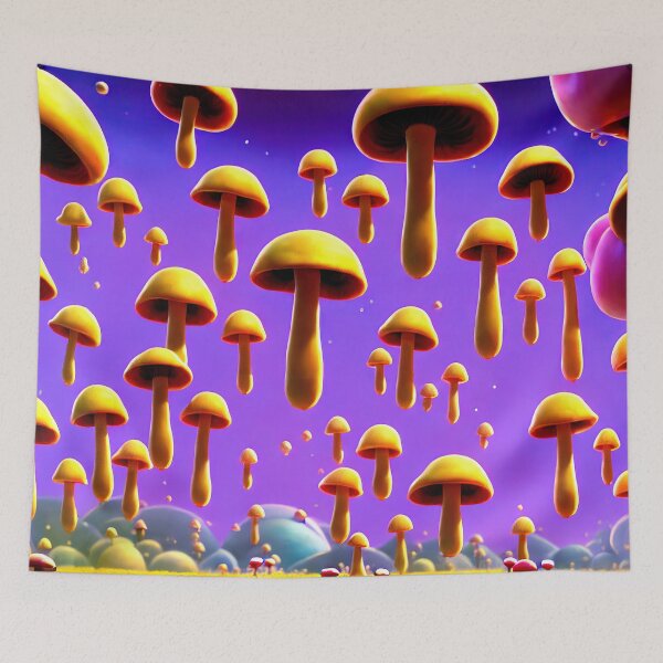 Item preview, Alien mushrooms abduction. No4 designed and sold by angelisart.