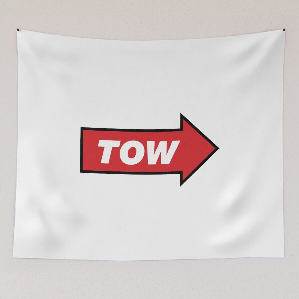 Item preview, Red Tow design - with black border designed and sold by ApexFibers.