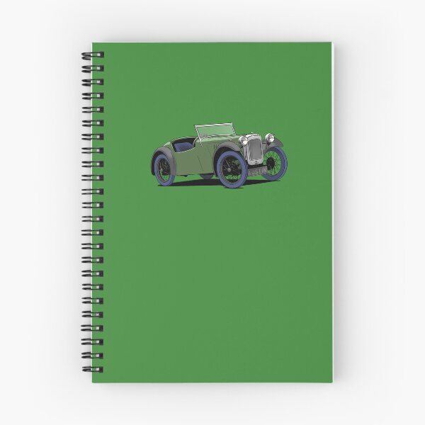 Item preview, Green Austin 7 Vintage Car designed and sold by Webazoot Industries - Car Art.