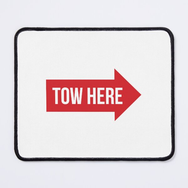 Item preview, Red Tow Here design designed and sold by ApexFibers.
