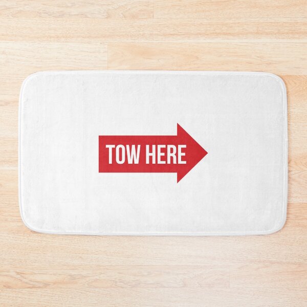 Item preview, Red Tow Here design designed and sold by ApexFibers.