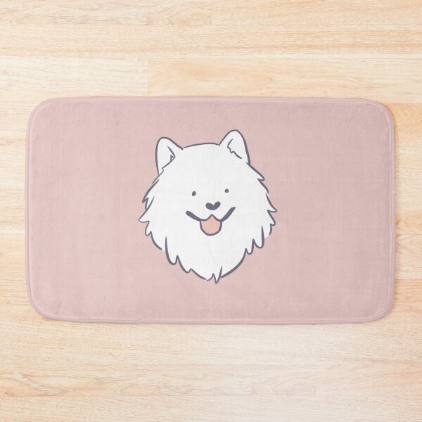 Item preview, Cute samoyed dog face cartoon illustration  designed and sold by Yarafantasyart.