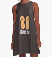 These nuts, adult humour A-Line Dress
