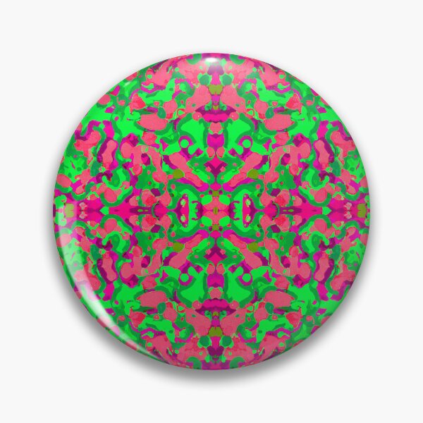 Item preview, Kaleidoscopic Blobs Seamless Pattern Pink and Green designed and sold by Reconocer.