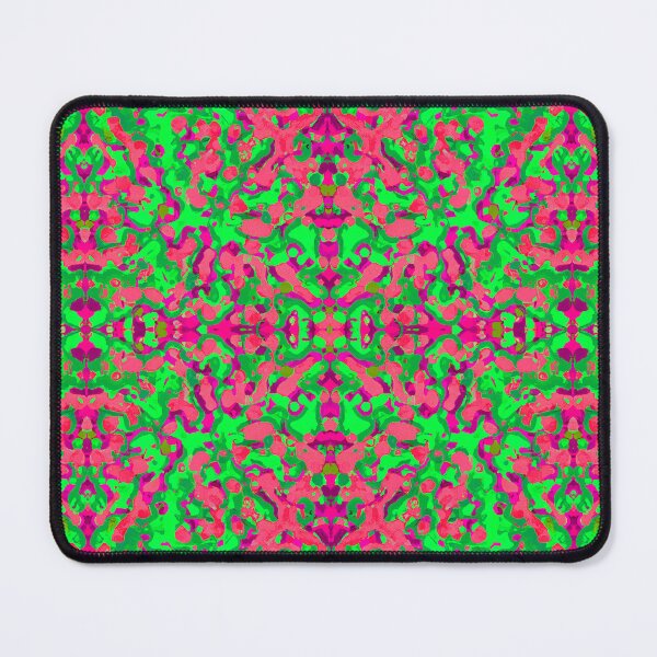 Item preview, Kaleidoscopic Blobs Seamless Pattern Pink and Green designed and sold by Reconocer.