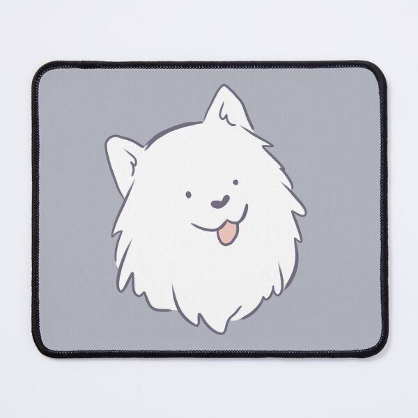 Item preview, Cute samoyed dog face cartoon illustration designed and sold by Yarafantasyart.