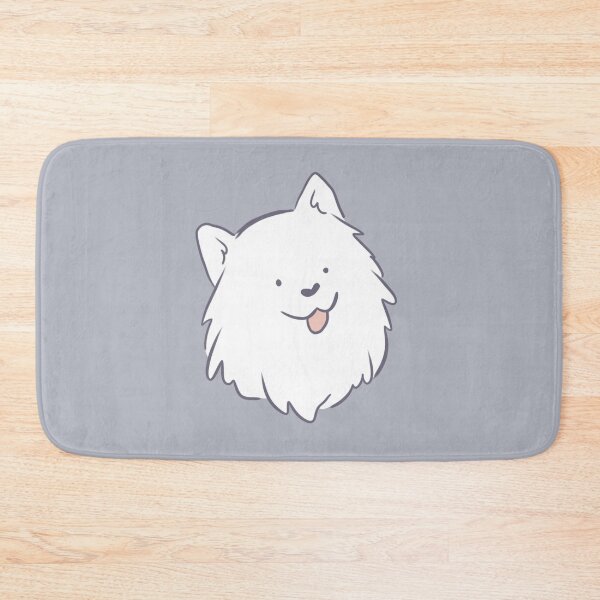 Item preview, Cute samoyed dog face cartoon illustration  designed and sold by Yarafantasyart.