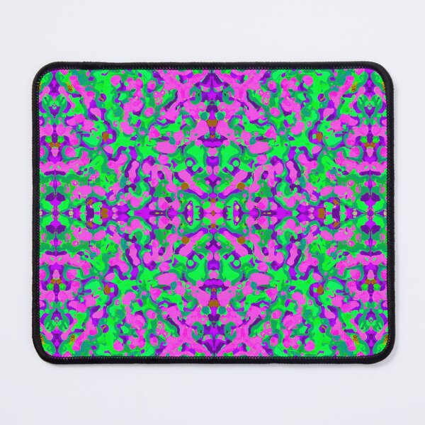 Item preview, Kaleidoscopic Blobs Seamless Pattern Purple and Green designed and sold by Reconocer.