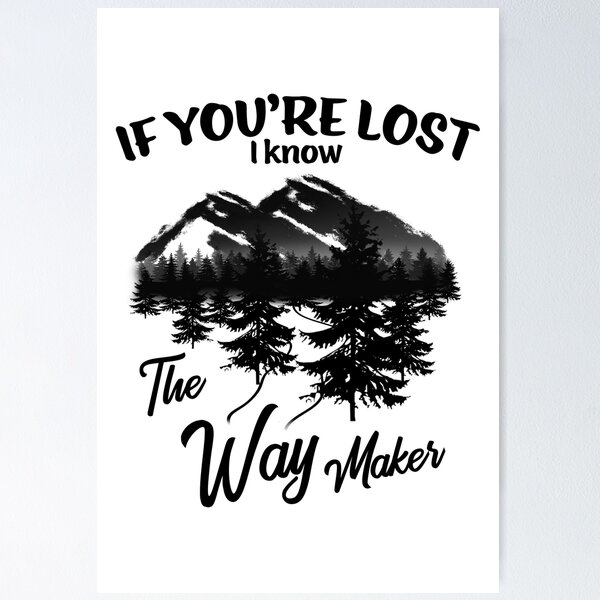 Way maker lettering Poster by PearlOfGod