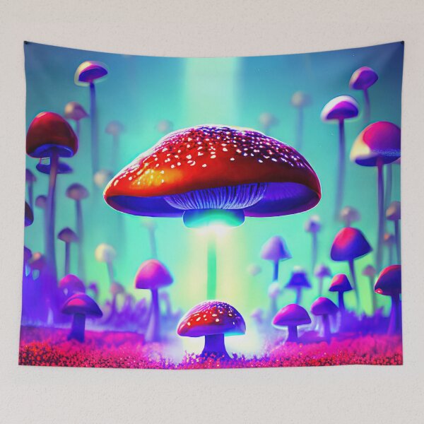 Item preview, Alien mushrooms abduction. No5 designed and sold by angelisart.