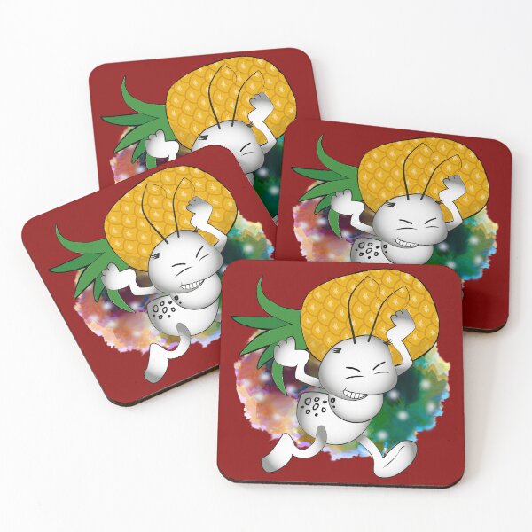 Item preview, White worker ant with a pineapple designed and sold by WorkerAnts.