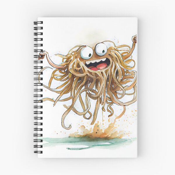 Item preview, Cute Flying Spaghetti Monster Watercolor designed and sold by CGSGraphics.