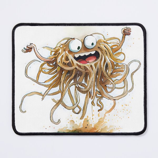 Item preview, Cute Flying Spaghetti Monster Watercolor designed and sold by CGSGraphics.