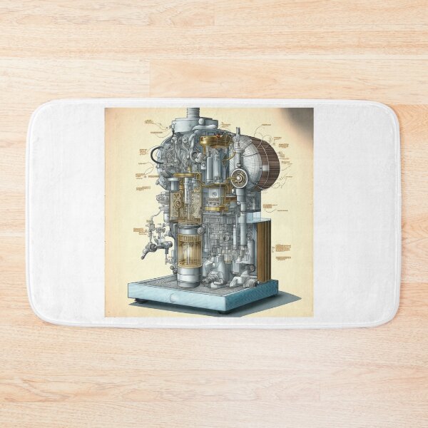 Item preview, Coffee Machine Print designed and sold by 3 CITIES.