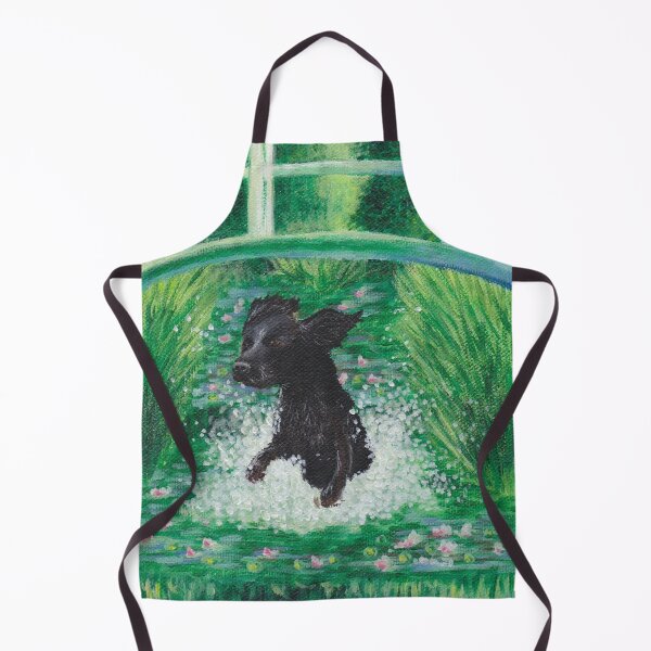 Item preview, Monet style black dog designed and sold by sarahkeenan.