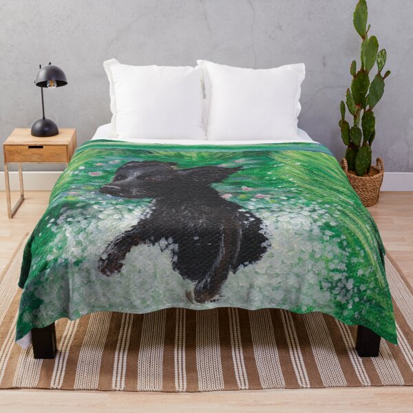 Item preview, Monet style black dog designed and sold by sarahkeenan.