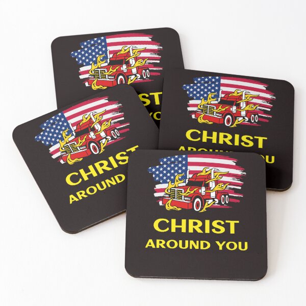 Item preview, American Trucker, Bright Light of Christ around you RY designed and sold by TeamsterLife.