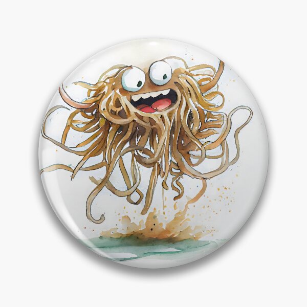 Item preview, Cute Flying Spaghetti Monster Watercolor designed and sold by CGSGraphics.