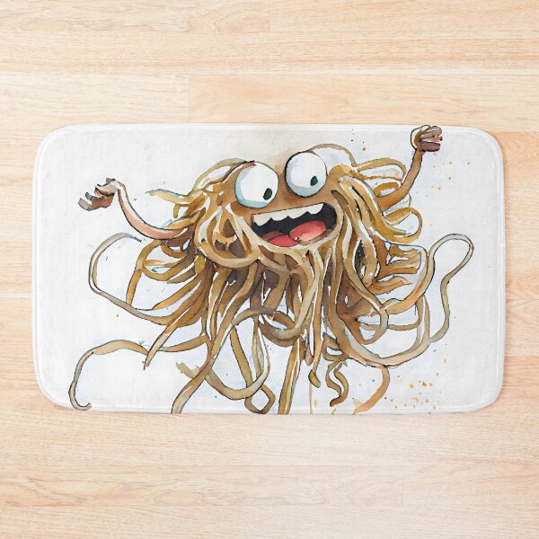 Item preview, Cute Flying Spaghetti Monster Watercolor designed and sold by CGSGraphics.