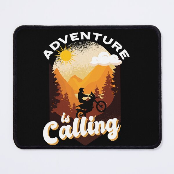 Item preview, Adventure is Calling Motocycle Camping designed and sold by starider.