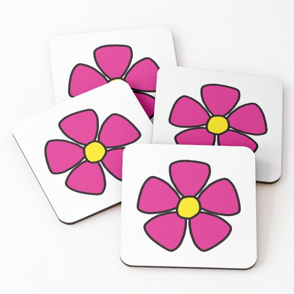Item preview, 90s Pink Flower Print designed and sold by Andy Cunningham Designs.