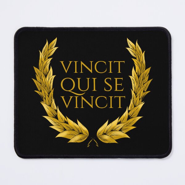 Item preview, Classical Latin Quote - Vincit Qui Se Vincit - Motivational designed and sold by Styrman.
