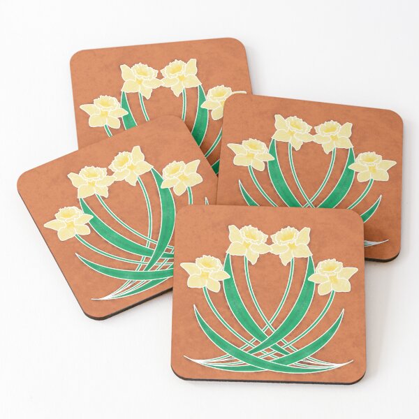 Item preview, daffodil tile designed and sold by danslarue.