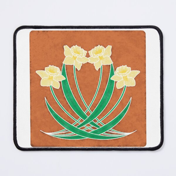 Item preview, daffodil tile designed and sold by danslarue.