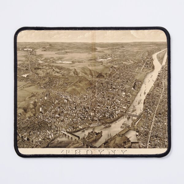 Item preview, Troy, New York (1881) designed and sold by allhistory.