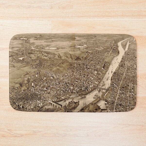Item preview, Troy, New York (1881) designed and sold by allhistory.