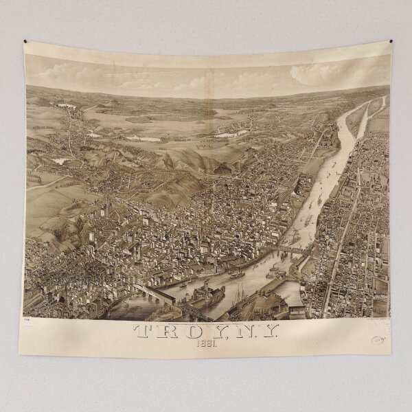 Item preview, Troy, New York (1881) designed and sold by allhistory.