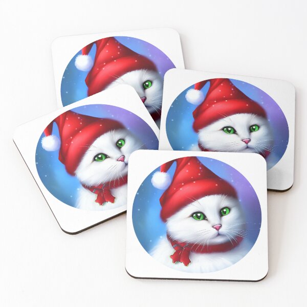 Item preview, Funny Cat Christmas designed and sold by ArtificialCraft.